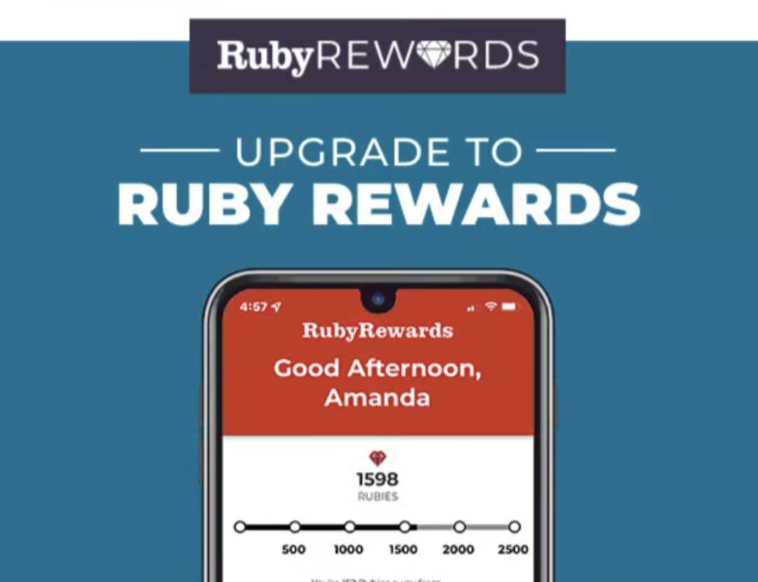 Ruby Tuesday Rewards